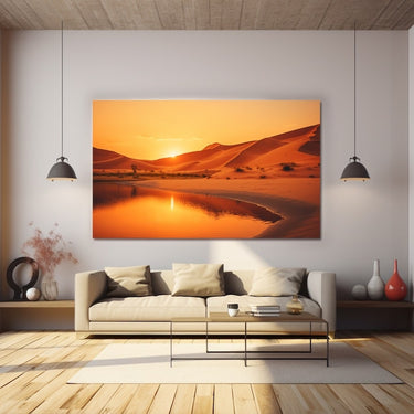 Desert Oasis Painting